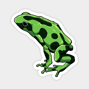 Frog drawing - Poison dart frog Magnet