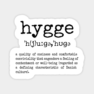 Hygge defined Magnet