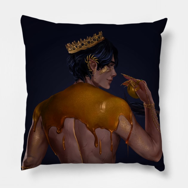 Gilded  |  Cardan Greenbriar (TCP) Pillow by P-dulcis