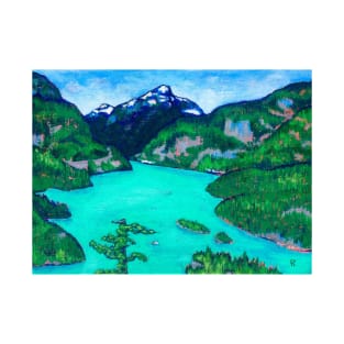 Diablo Lake, Cascade Mountains T-Shirt