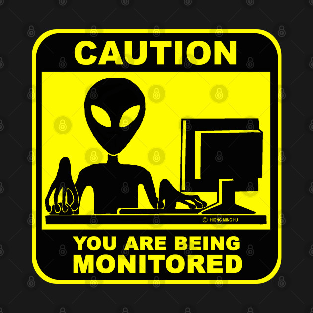 T-shirt Humour Programmeur 'Being Monitored' – Coton, Unisexe, Parfait Pour Les Geeks Et Devs