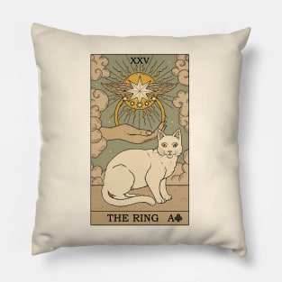 The Ring - Cats Tarot Pillow