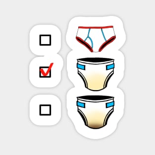 Underwear Preferences Magnet