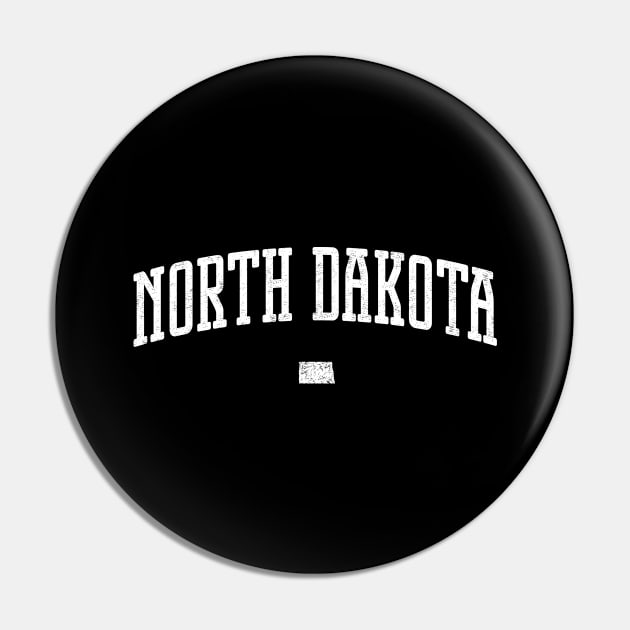 North Dakota Vintage Style Pin by Vicinity