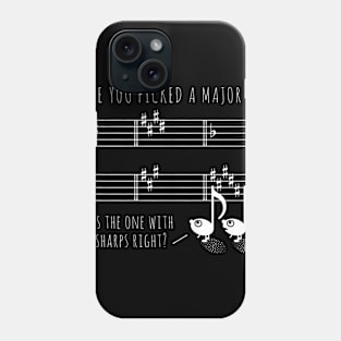 Funny Music School - Pick a Major Phone Case