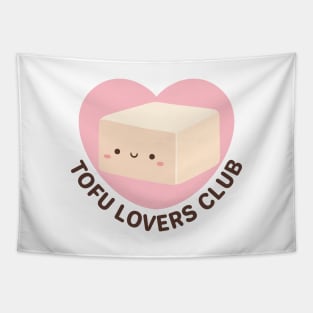 Cute Tofu Lovers Club Tapestry