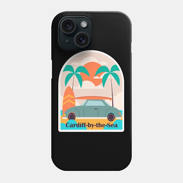 Cardiff-by-the-Sea, California Phone Case by MtWoodson