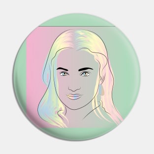 Rainbow girl 02 Pin