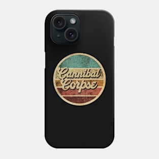 Tanatoraja, circle retro faded Cannibal Corpse Phone Case