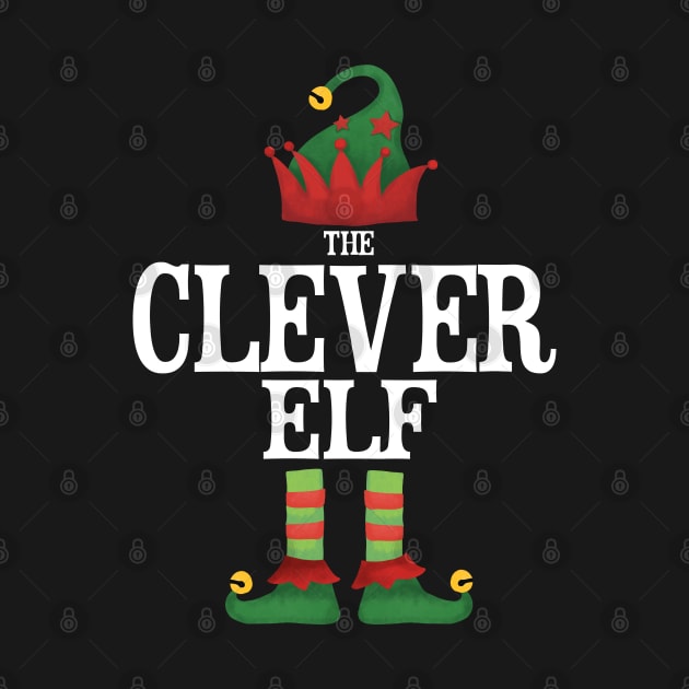 Clever Elf Matching Family Group Christmas Party Pajamas by uglygiftideas