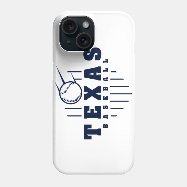 Texas Baseball Phone Case by Toogoo