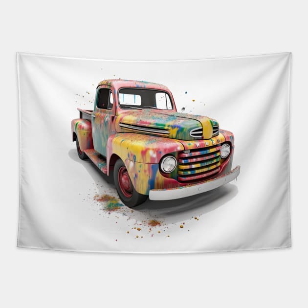 1947 Ford F100 Tapestry by Urban Archeology Shop Gallery