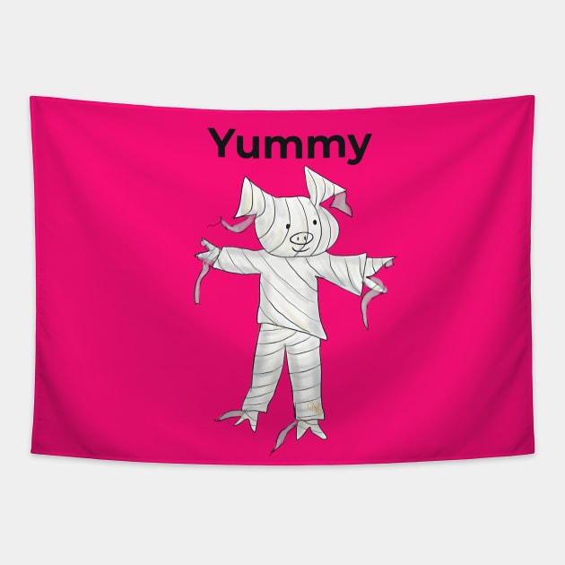 Yummy Mummy! Tapestry by PiggingJapan