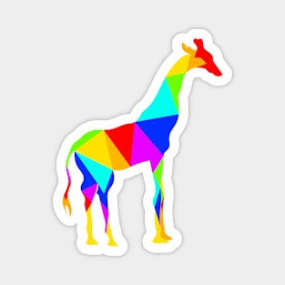 Colorful giraffe Magnet