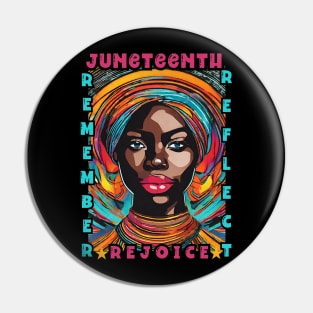 Juneteenth-June19,1865 Black Freedom Day Pin