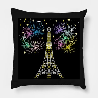 Eiffel tower Pillow