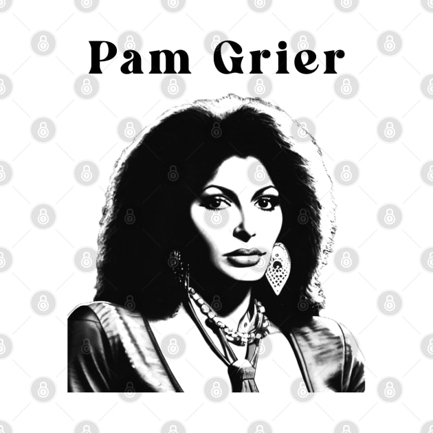 Say Hello Pam Grier by Moulezitouna