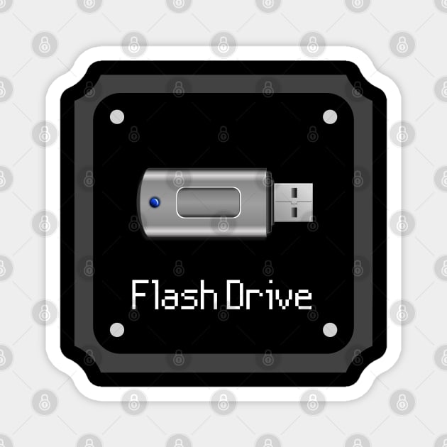 USB and Flash Drive | Tech Couple Magnet by monoblocpotato