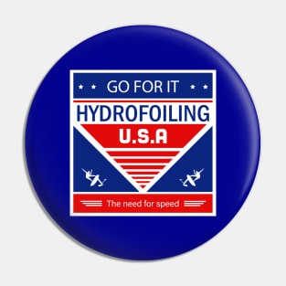 Hydrofoiling USA Pin