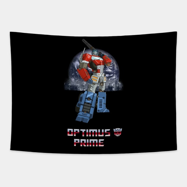 Optimus Prime Tapestry by The Black Sheep