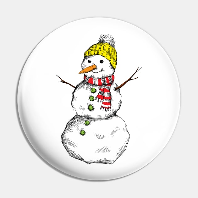 Snowman illustration Pin by rachelsfinelines