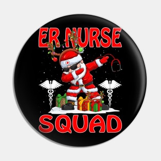 Christmas Er Nurse Squad Reindeer Pajama Dabing Santa Pin