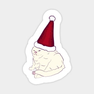 Santa Kitty Magnet