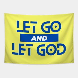 Let Go and Let God | Christian Saying Tapestry