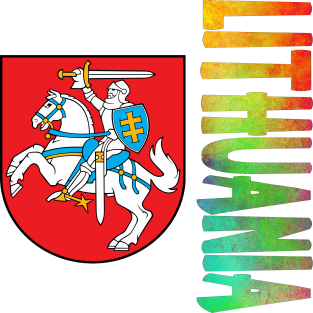 Lithuania Coat of Arms Design Magnet