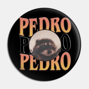 Pedro Raccoon Meme Animal Viral Pet Lover Cute Meme Pin