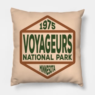 Voyageurs National Park badge Pillow