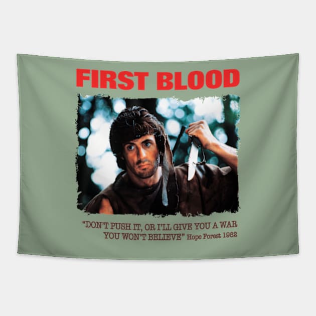 John Rambo First Blood Tapestry by parashop