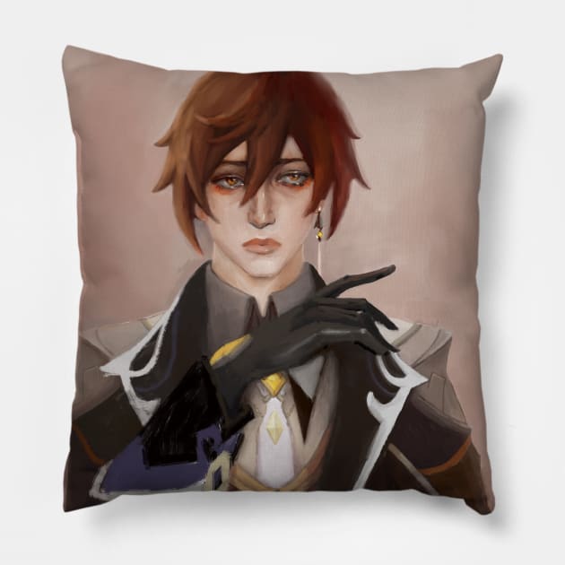 zhongli Pillow by mynisel