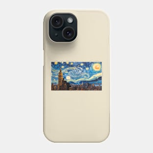 New York city by Vangough Phone Case