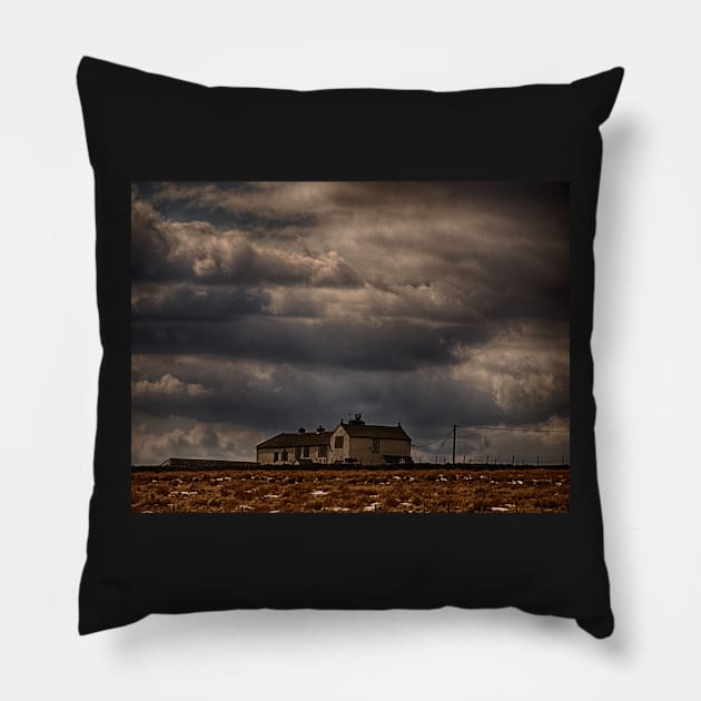 Ovenden Moor Farmhouse Pillow by zglenallen