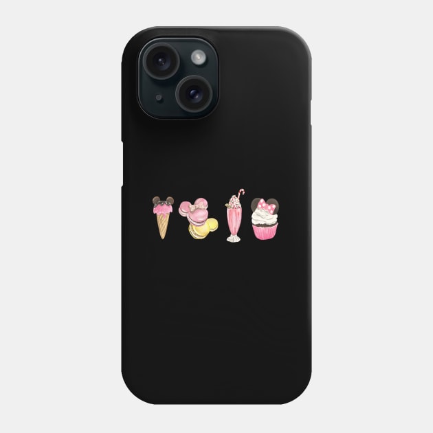 I'm Here For The Snacks Phone Case by New Hights