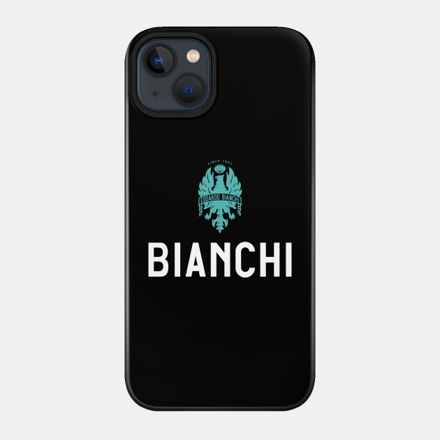Bianchi Bike Potrait Logo - Bianchi - Phone Case