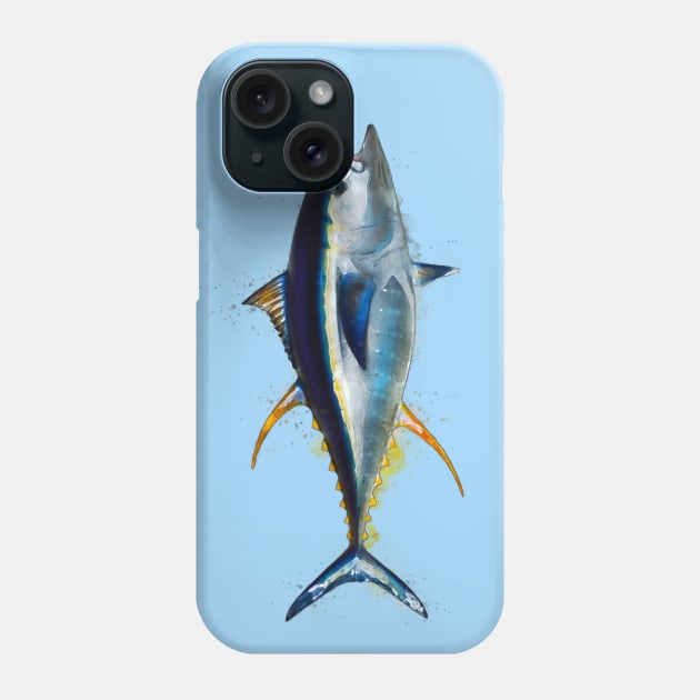 Yellowfin Tuna Phone Case by biggeek