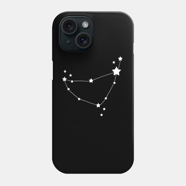 Capricorn Stars Zodiac Constellation Phone Case by Korry