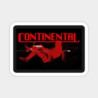 continental series john wick world graphic design illustration Magnet