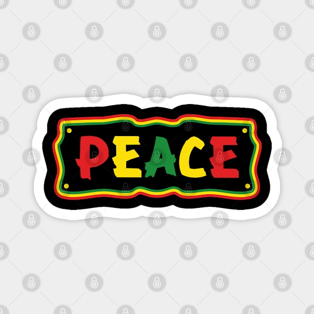 Peace Magnet by PEARSTOCK