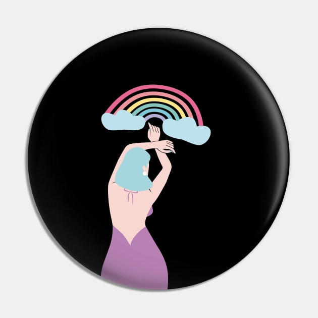 Rainbow girl. Pin by candelanieto