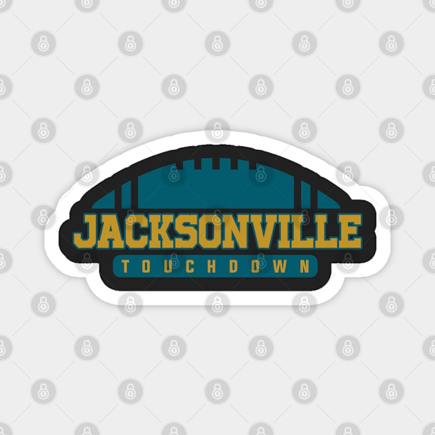 Jacksonville Football Team Magnet by igzine