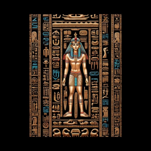 Egyptian hieroglyphs by likbatonboot