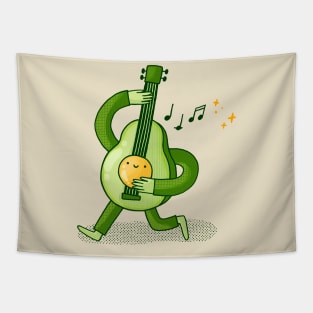 Music Avocado Pal Tapestry