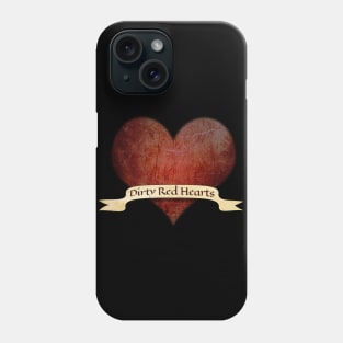 Dirty Red Hearts Logo Phone Case