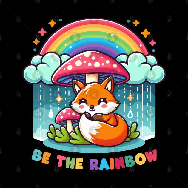Mystic Rainbow Fox Shelter by SergioArt