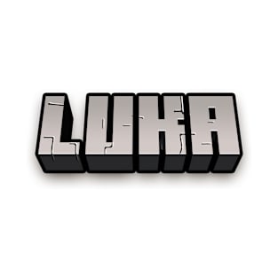 Luka - Custom Minecraft Nametag T-Shirt