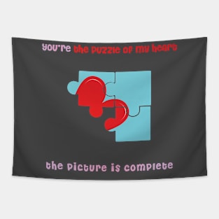 Valentine's puzzle for male Tapestry