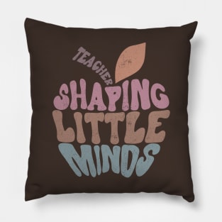 Shaping Little Minds Teacher Quote Pillow